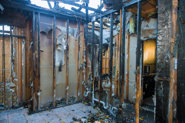 Professional Fire Damage Restoration technician working in St. Helena, CA